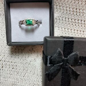 CZ Emerald Ring